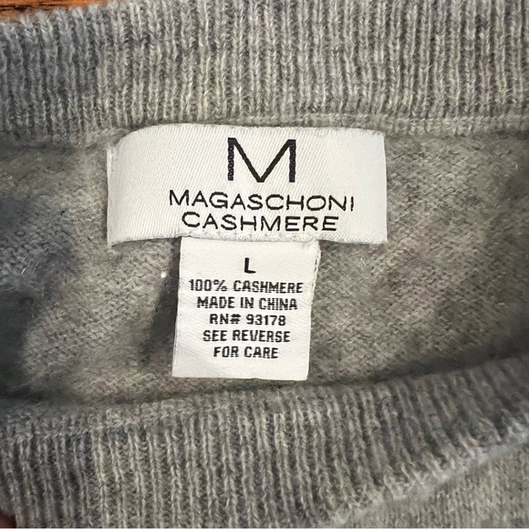 MAGASCHONI CASHMERE BE KIND SWEATER SIZE L - Picture 4 of 7